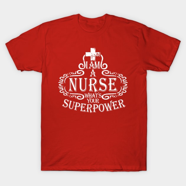 Hero nurse with superpower T-Shirt by Kingluigi